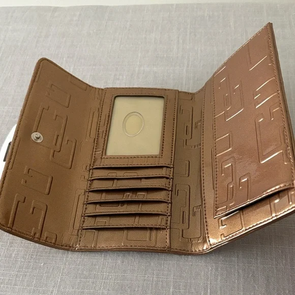 Guess Tan Wallet with Embossed Design - Picture 8 of 8